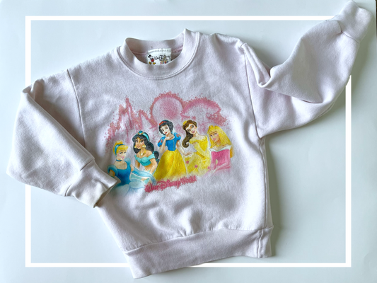 Vintage Disney Princesses Sweater 4-5t