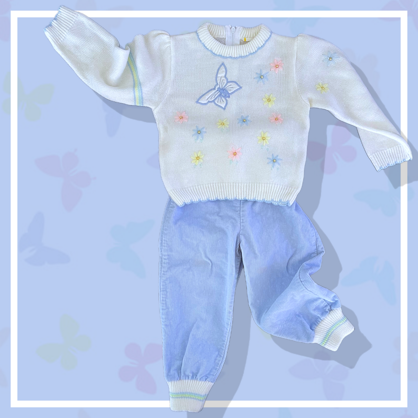 Vintage Sweater and Trousers Set 2T