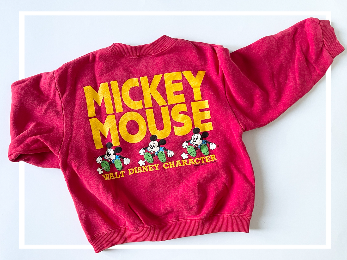 Vintage Mickey Mouse Sweater 4-5t