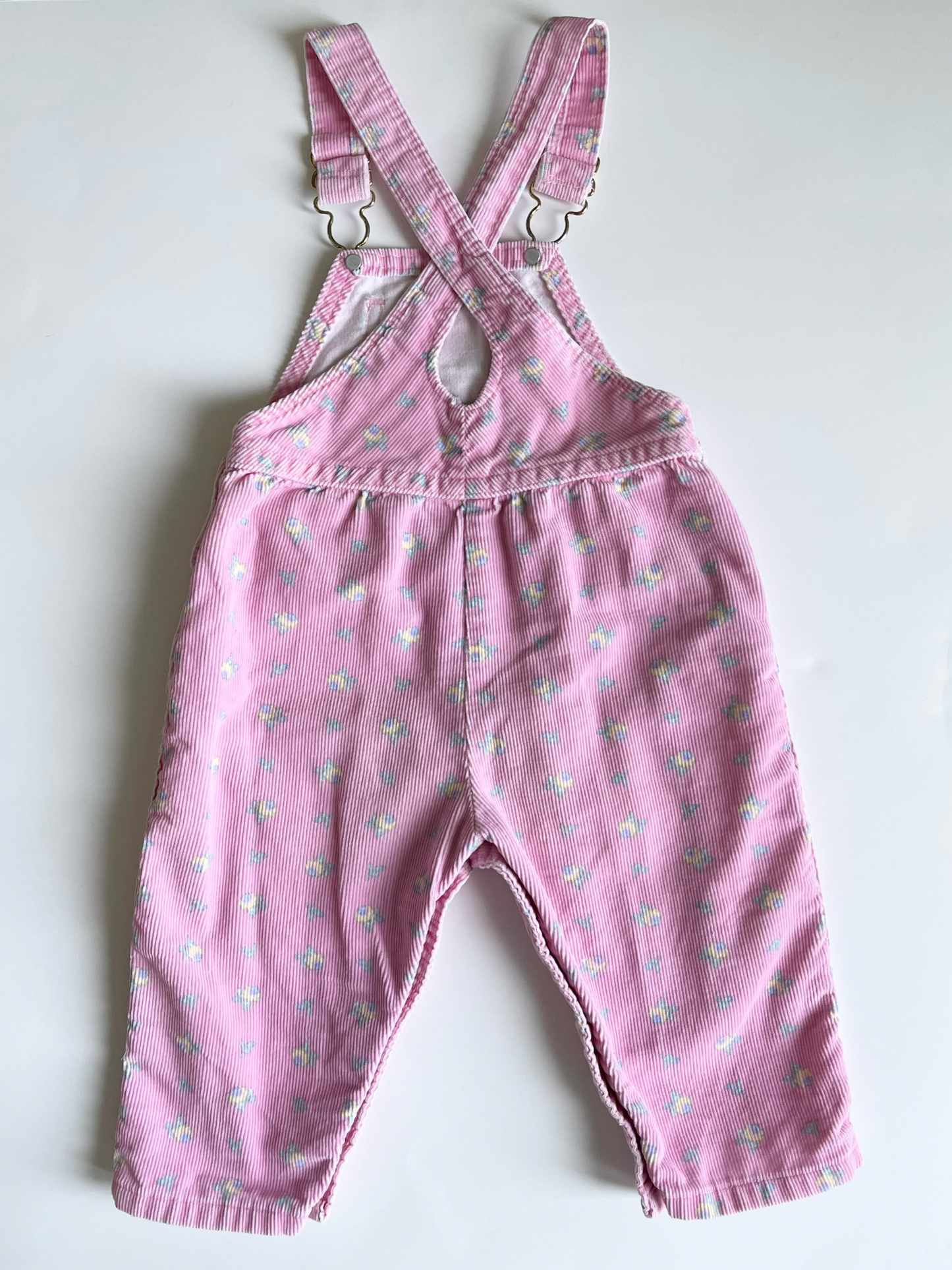 Vintage Oshkosh Floral Overalls 24m