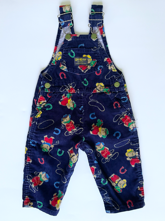 Vintage OshKosh Rodeo Overalls 12-18m