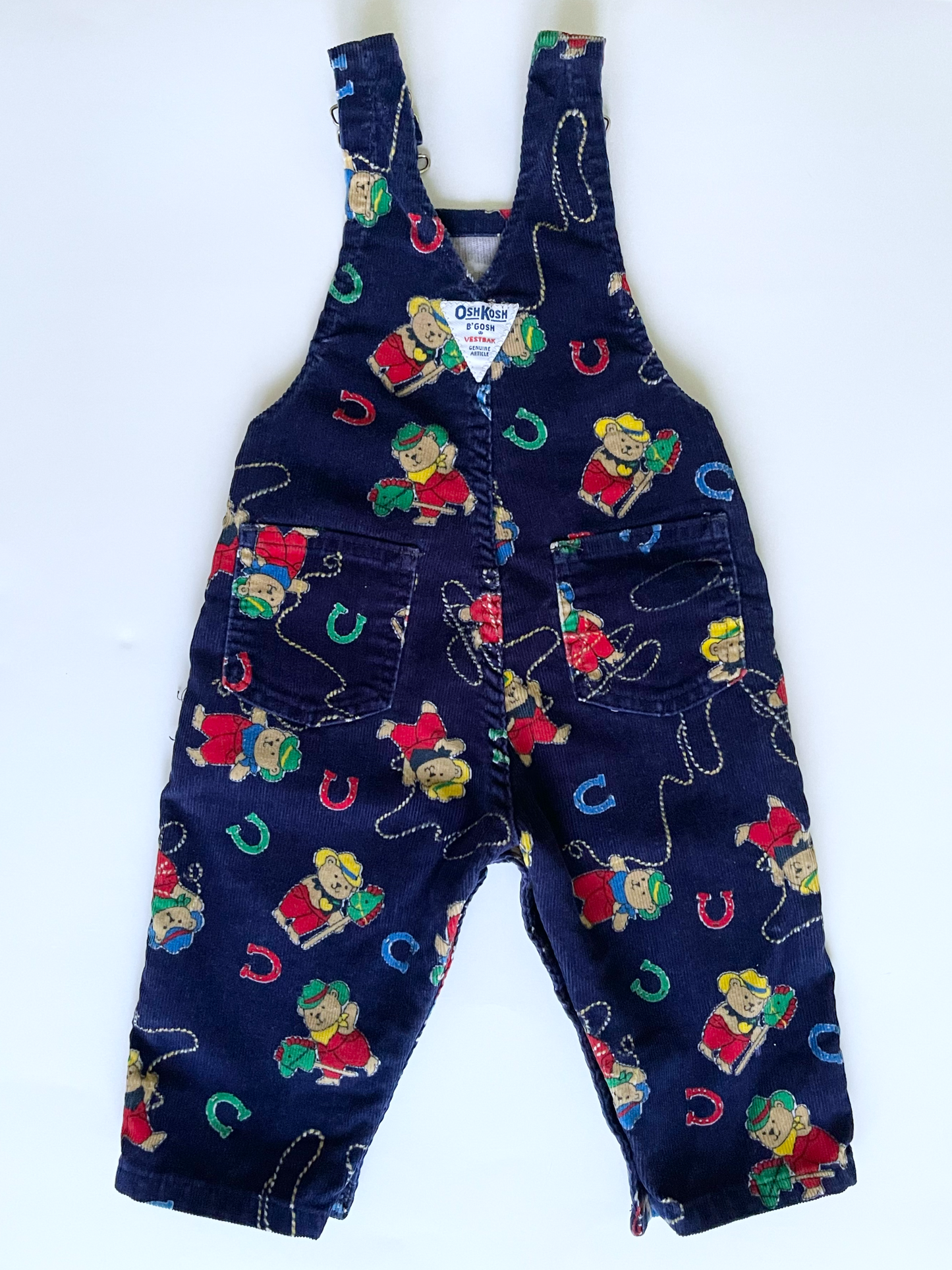 Vintage OshKosh Rodeo Overalls 12-18m