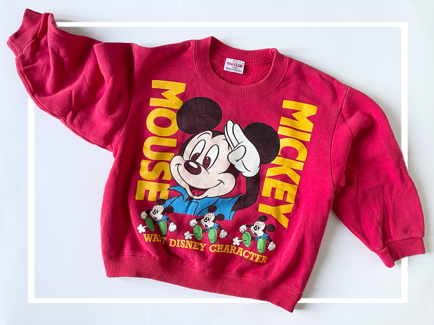 Vintage Mickey Mouse Sweater 4-5t