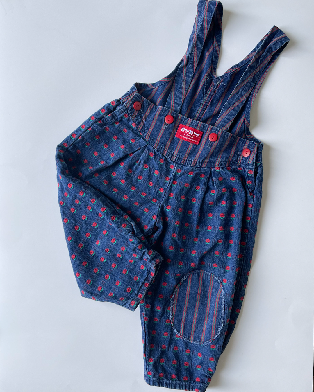 Vintage Oshkosh Suspender Overalls 2T