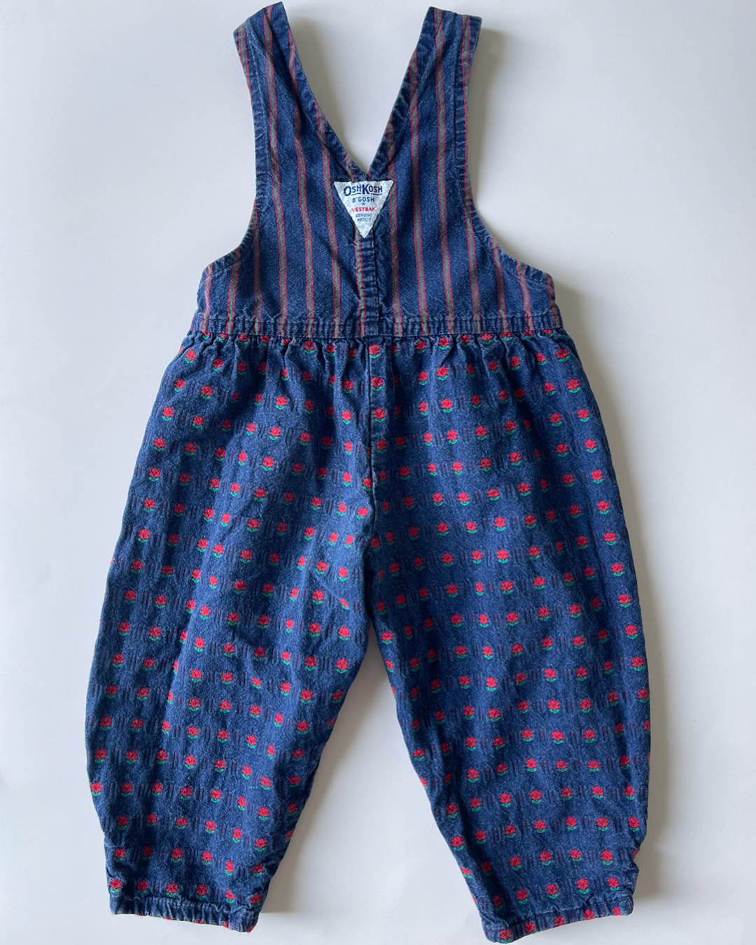 Vintage Oshkosh Suspender Overalls 2T