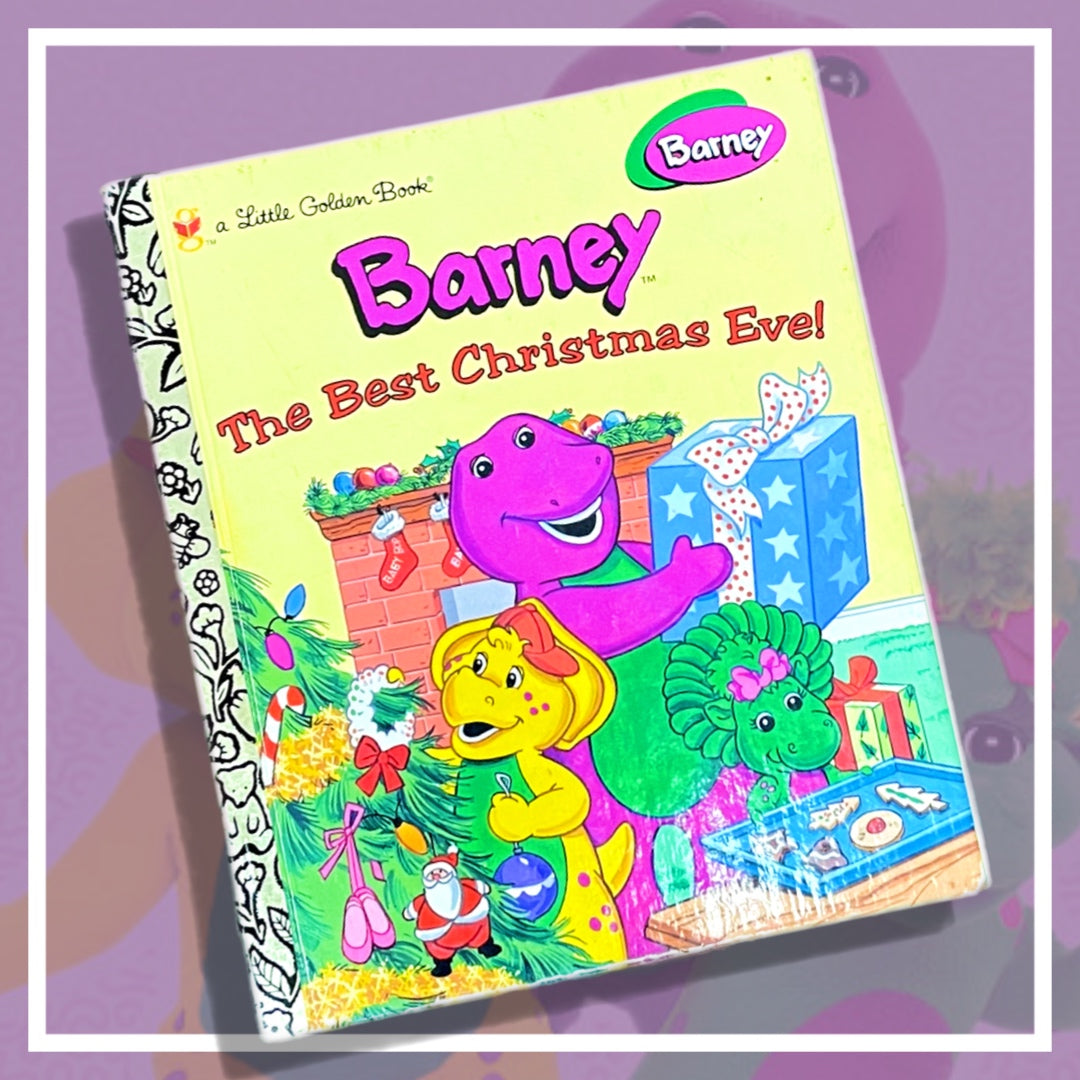 Vintage Barney Christmas Book